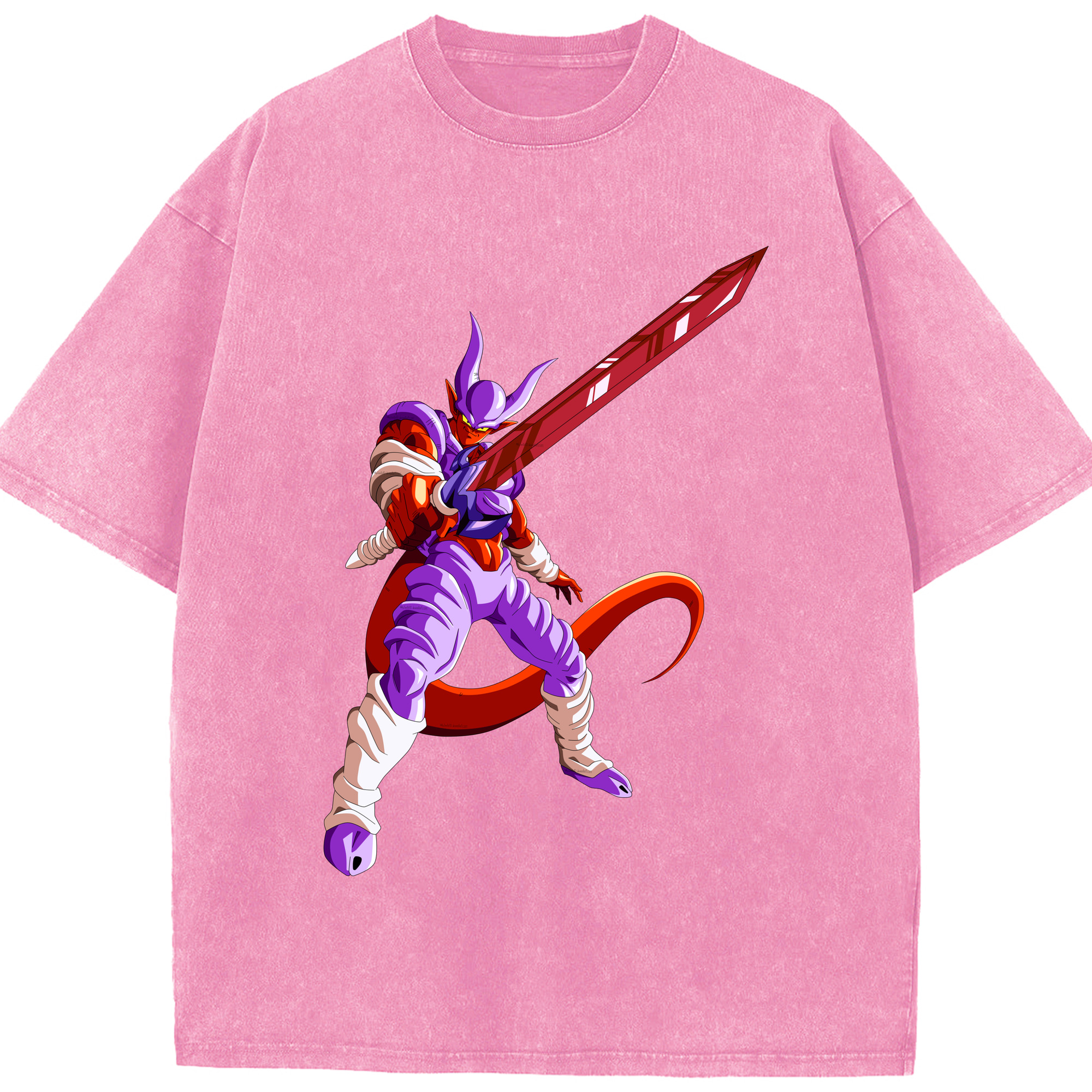 （画像用） ドラゴンボール ジャネンバ DRAGON BALL Janemba 綿100% ヴィンテージ風 半袖Tシャツ（フロントプリント）